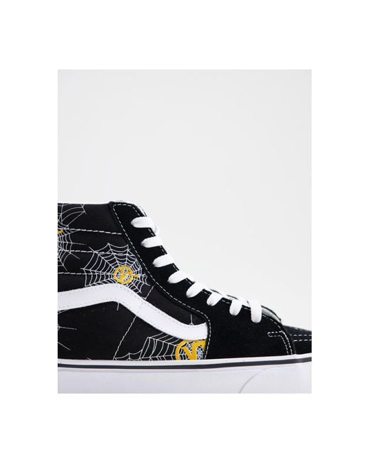Sk8-Hi - Sneakers alte nere da Uomo di Vans in Nero - Lyst Sk8-Hi - Sneakers alte nere da Uomo di Vans in Nero - Lyst