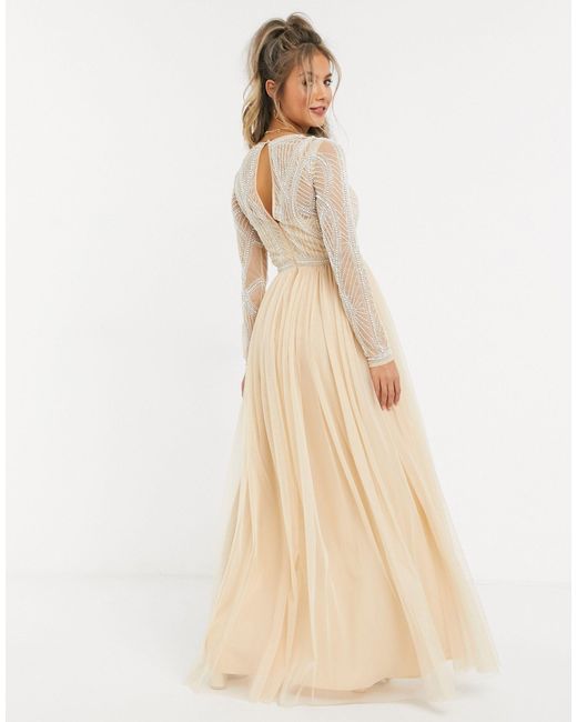 ASOS Embellished Bodice Maxi Dress With 