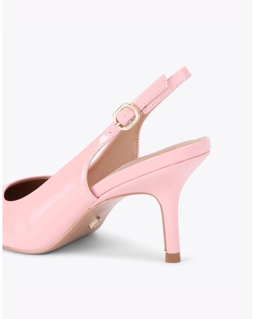 Carvela Kurt Geiger Pink Spirit Sling Heeled Shoes