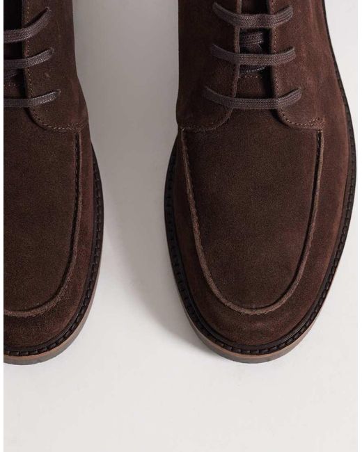 ASOS Brown Lace Up Desert Boots for men