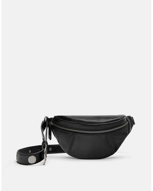 Pull&Bear Black Studded Belt Bag