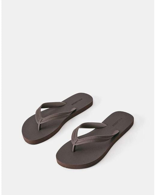 Pull&Bear Brown Flat Sandals