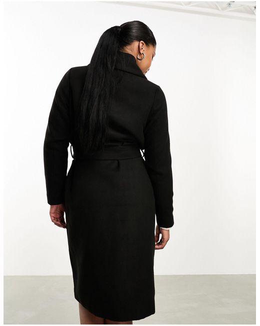 Threadbare Black – mira – eleganter mantel