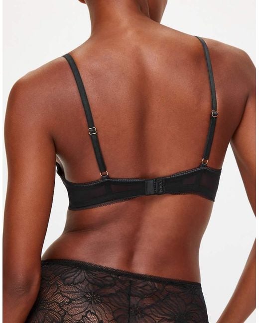 KBX Black Knickerbox Alice Non Pad Plunge Bra