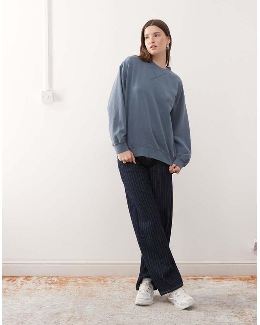 Quiksilver Blue Essential Crew Neck