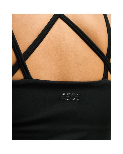 ASOS 4505 icon yoga cami crop top with inner bra