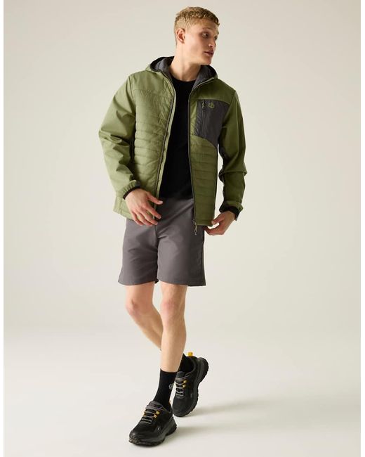 Giacca Softshell Da Montagna Antivento Color Boa/Magnete di Dare 2b in Green da Uomo