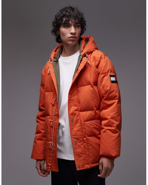 Tommy Hilfiger Red Square Baffle Down Parka for men