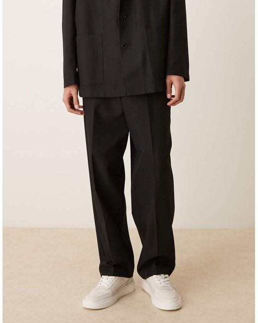 ASOS Natural Extreme Tapered Suit Pants for men