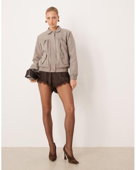 Motel Natural Cindari Collared Jacket