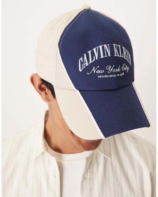 Calvin Klein Blue Graphic Cap for men