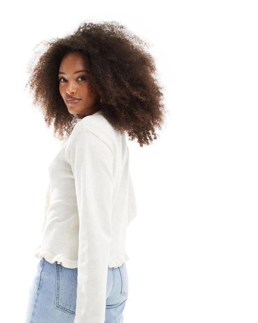 ASOS White – strickjacke