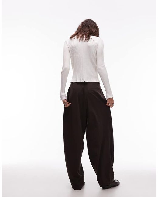 ASOS White Tailored Cocoon Pants