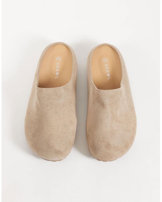 SEQWL White Simba Clogs