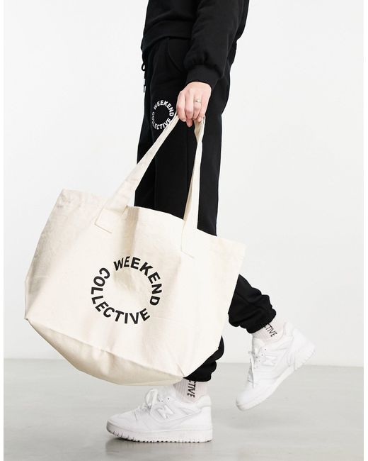 ASOS Tote Bag in Natural Lyst
