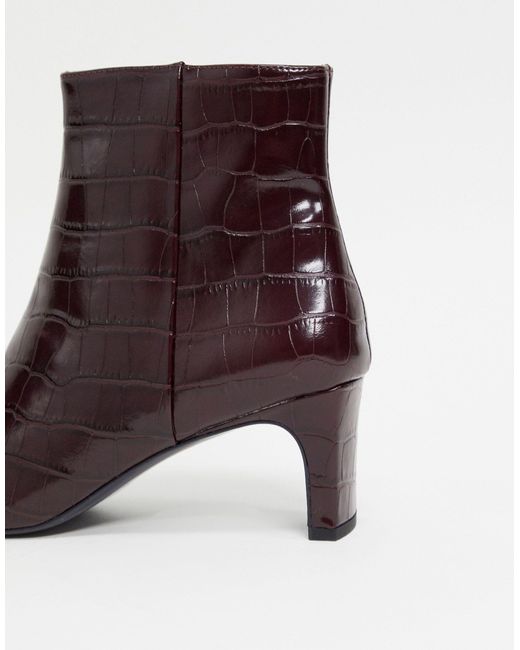 mango kitten heel boots