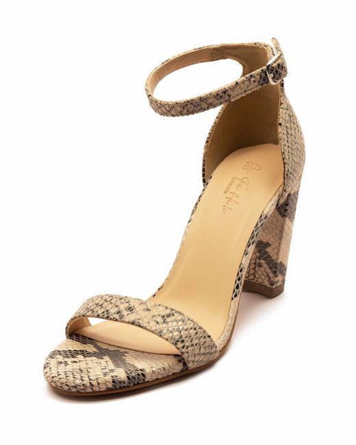 Mayfair - sandales à haut talon carré en cuir OFF THE HOOK en coloris Natural