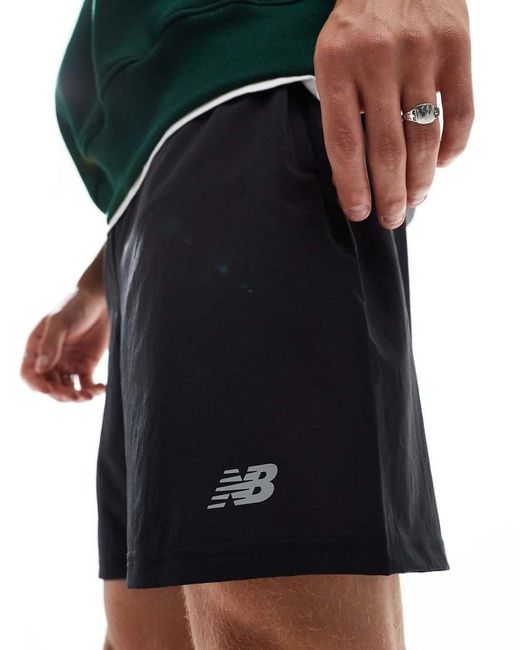 New Balance Black Sport Essentials 7 Inch Shorts for men