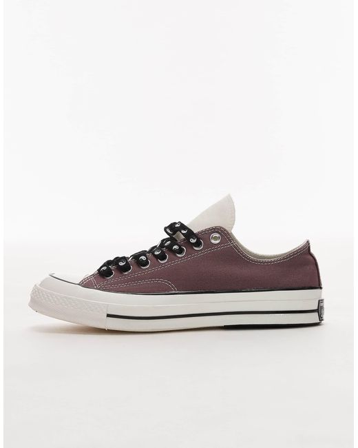 Chuck 70 all star hi - baskets montantes unisexes à détail yin-yang Converse en coloris Black