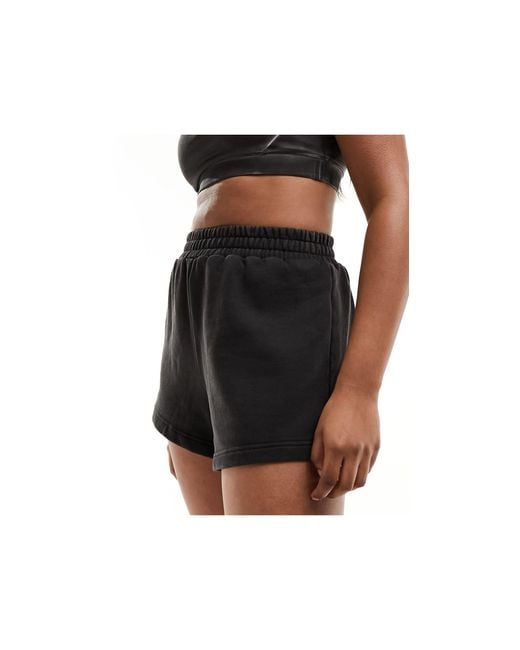 ASOS 4505 Black Icon Sweat Runner Short With Quick Dry