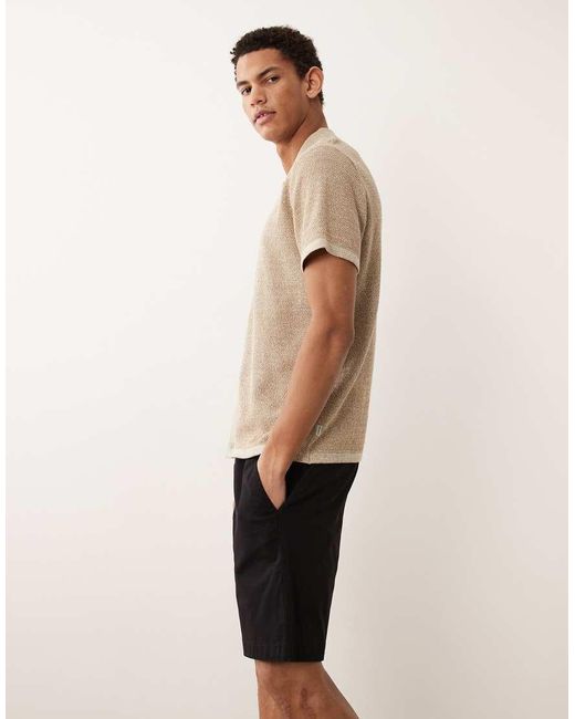 Jack & Jones Natural Drawstring Chino Shorts for men