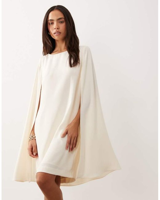 Ralph Lauren Natural Long Sleeve Mini Dress