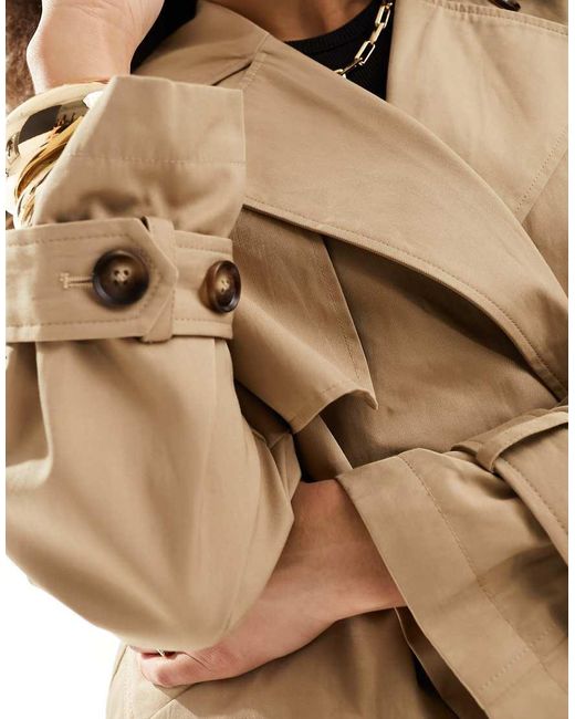 Vero Moda Natural Aware Boxy Short Trench Jacket