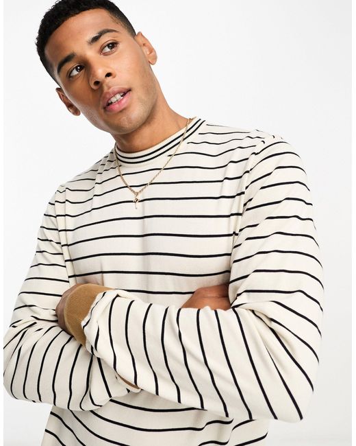 Hugo boss striped sweater cheap