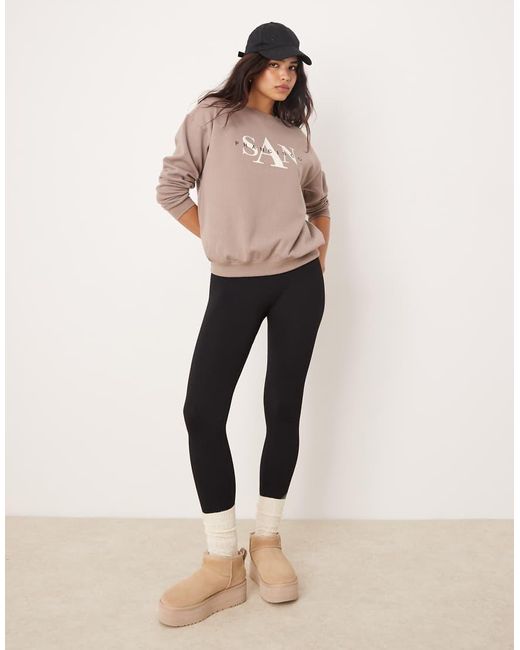 New Look Black Seamless Ribbed Leggings