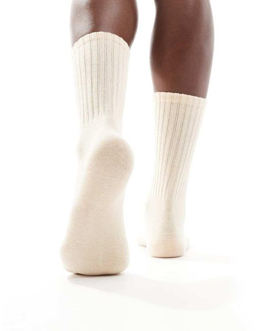 SUI AVA Natural Magda Pointelle Socks