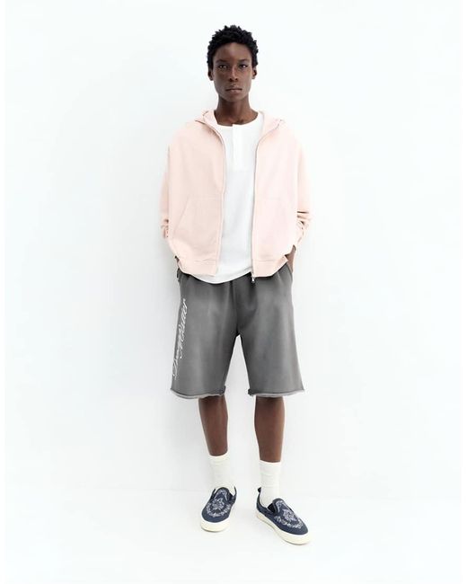 Bermuda Skater di Pull&Bear in White da Uomo