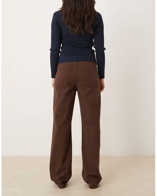 Glamorous Blue Relaxed Fit Straight Jeans