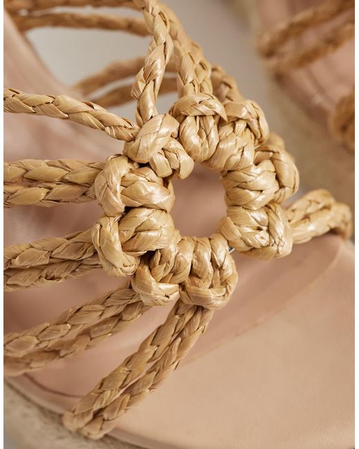 SEQWL Natural – riemchensandalen