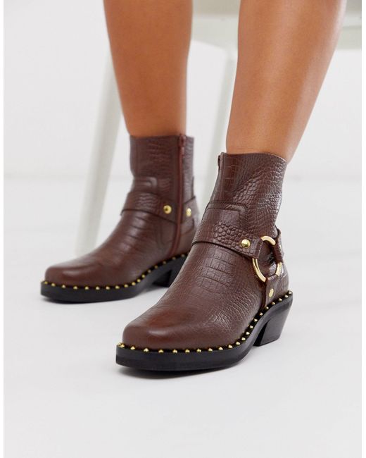 studded western boots