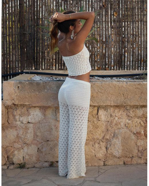 4th & Reckless White X luana barron – häkel-strandhose