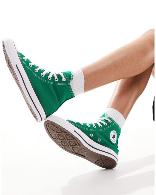Chuck taylor all star hi - sneakers alte verdi di Converse in Green