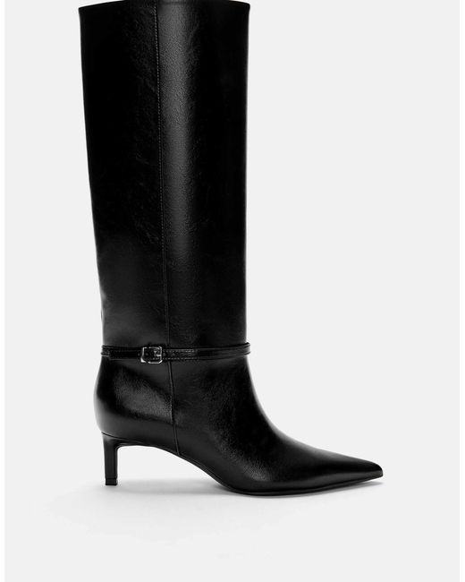 Pull&Bear Black – absatz-stiefel