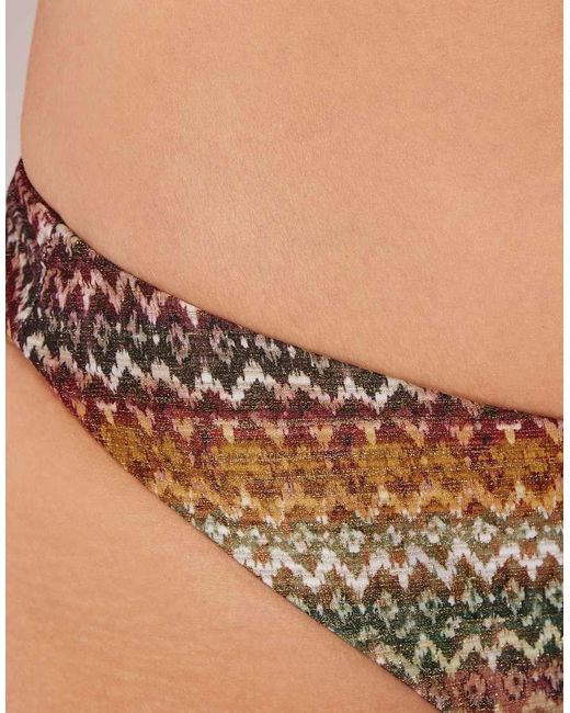 Calzedonia Brown Brazilian Bikini Bottoms Elegant