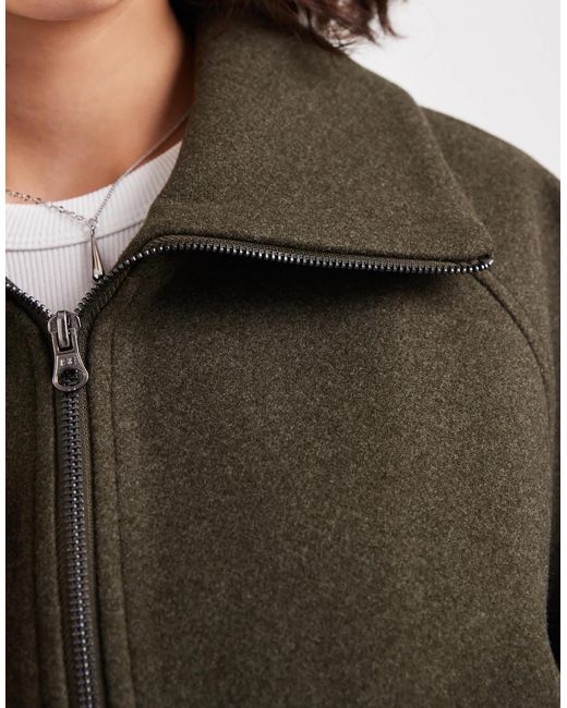 ASOS Gray – formelle harrington-jacke