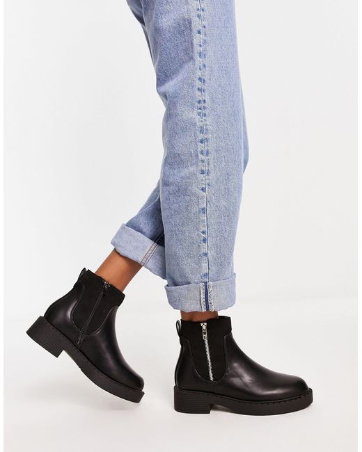 Truffle Collection Blue Wide fit – ankle-boots