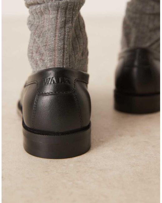 Walk London Natural Rhea Saddle Loafer