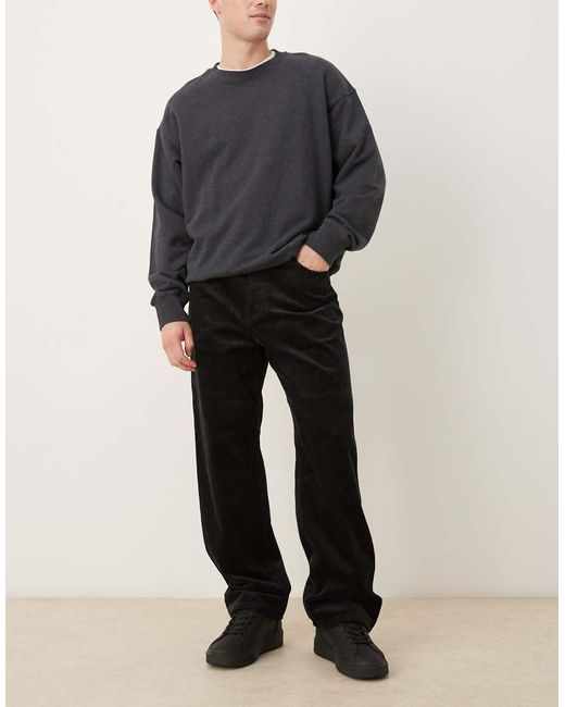 Pantaloni Ampi Neri di ARKET in Black da Uomo