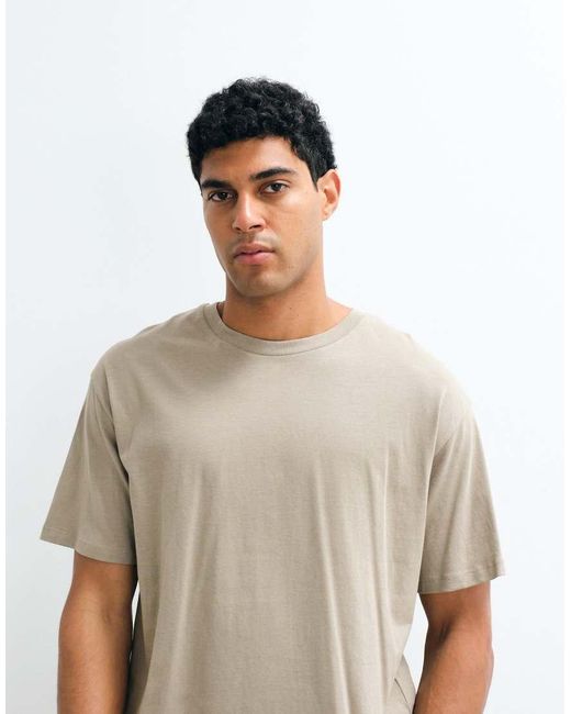 JJ Rebel White Oversized T-shirt With Japanese Back Print for men