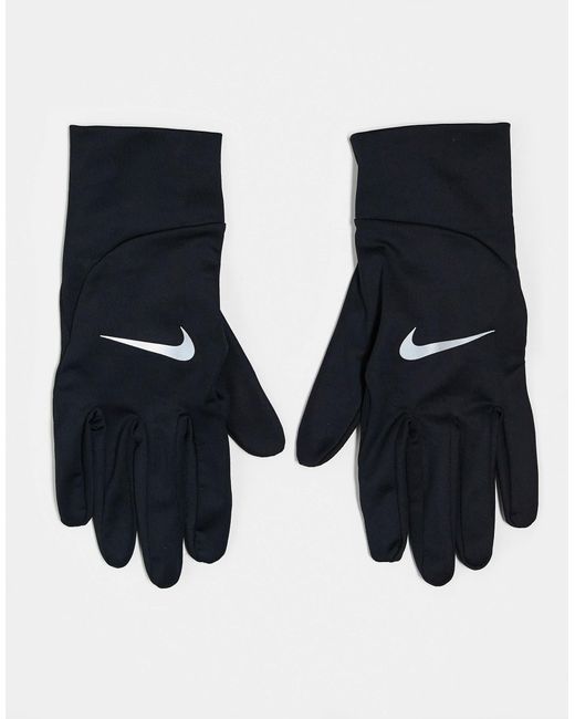 Nike – pacer – leichte lauf-handschuhe in Black für Herren