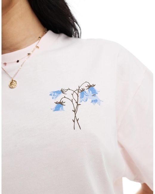 Miss Selfridge Blue – oversize-t-shirt
