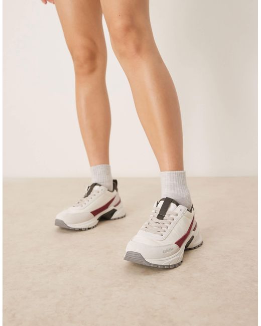 Calvin Klein Natural Tokyo Runner Trainers