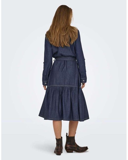 ONLY Blue Denim Dress