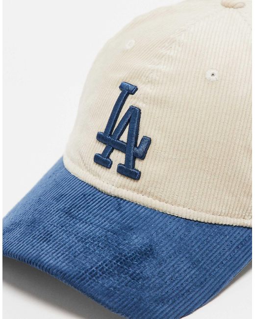 KTZ Blue La Dodgers 9twenty Unstructured Cord Contrast Peak Cap