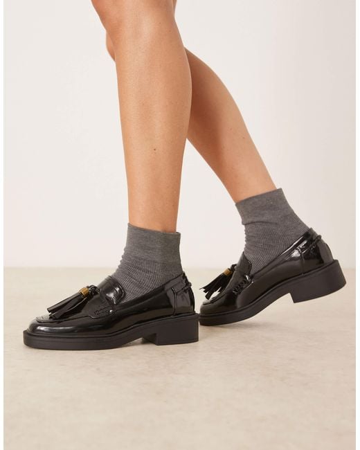 ASOS Black – matrix – loafer
