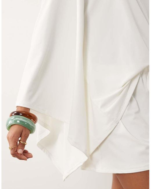 ASOS Natural Cape Style Top